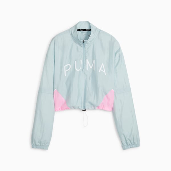 PUMA FIT "Move" Women's Woven Jacket, Turquoise Surf, extralarge